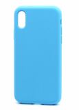 Чехол силиконовый Full Case для iP X/XS синий
