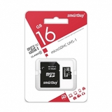 Карта памяти MicroSDHC Smartbuy 16GB (UHS-I)